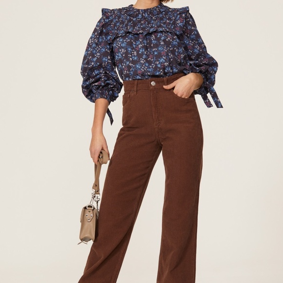 Sea New York Tilly Smocked Top, S - Picture 2 of 11